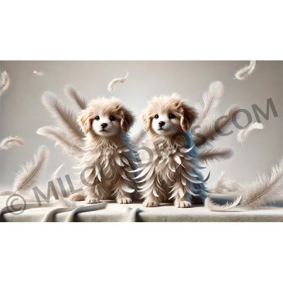 CACHORROS PLUMAS BLANCOS CACHORROS PLUMAS BLANCOS